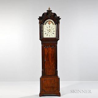 James Butler Mahogany Longcase Clock