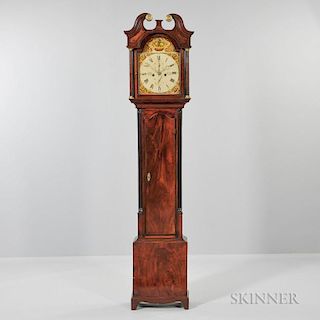 D. Robertson Mahogany Longcase Clock