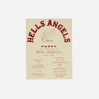 American, Grateful Dead Hells Angels Poster
