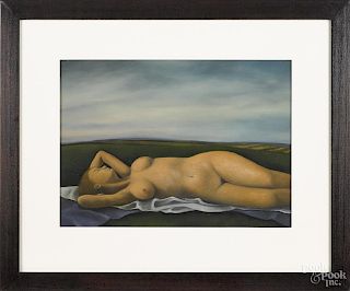 Gary Butson, sleeping nude
