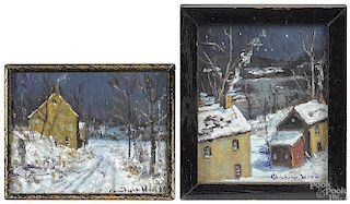 Christopher Willett, two winter landscapes
