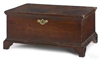 Pennsylvania Queen Anne walnut bible box
