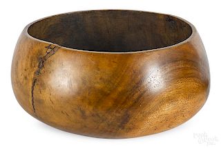 Hawaiian Koa wood poi bowl