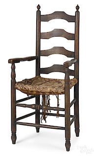 Pennsylvania ladderback armchair