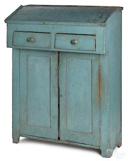 New England painted pine jelly cupboard