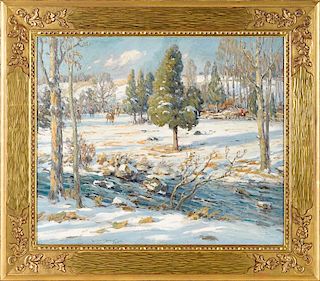 Charles Morris Young winter landscape