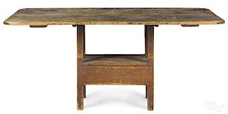 Pine and sycamore chair table