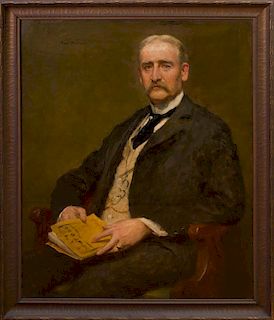 JULIUS GARI MELCHERS (1860-1932): PORTRAIT OF ALBERT ARNOLD SPRAGUE