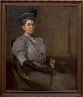 GARI MELCHERS (1860-1932): PORTRAIT OF MRS. ALBERT ARNOLD SPRAGUE