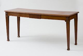 GEORGE III CARVED MAHOGANY SERVING TABLE