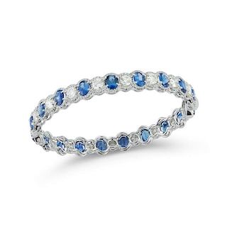 Sapphire and Diamond Bracelet