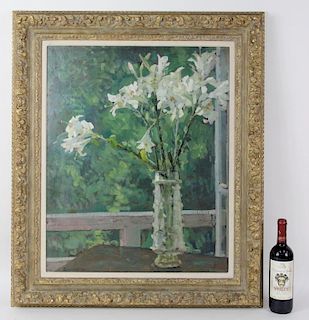 Jean Souverbie (FRENCH, 1891–1981) "Bouquet de Lys"