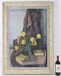 Jean Souverbie (French, 1891-1981) "Tulipes Jaunes"