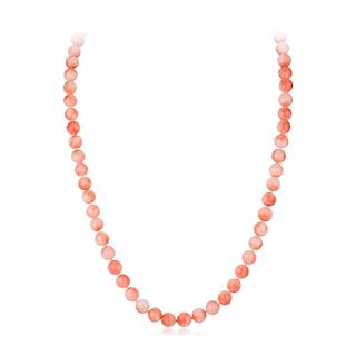 A Coral Bead Necklace
