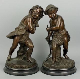 Eugene Laurent (french,1832-1898) bronzes