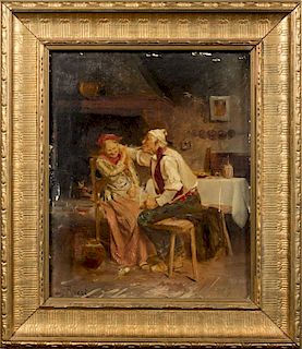 Ezio Ricci (Italy,1885-1968) oil on canvas