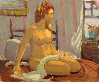Joseph Rimini (american,1920-2000) oil on canvas