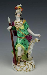 Rare Meissen Figurine "Minerva"