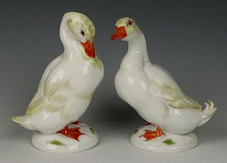 Meissen pair of figurines "Two Ducks"