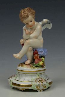 Meissen Figurine "Cupid as Philosopher"