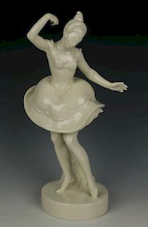 Schwarzburger Gustav Oppel Figurine "Japanese Dancer"