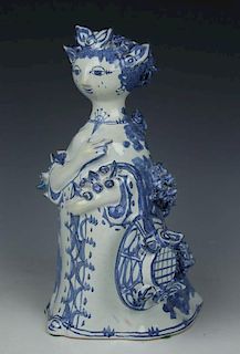 Bjorn Wiinblad figurine "Aunt Ella with Hat"