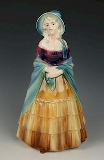 Katzhutte Porcelain figurine "Lady with Shawl"