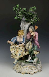 Dressel Kister Passau figurine "Couple Under Tree"