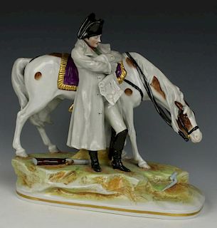 Scheibe Alsbach Kister figurine "Napoleon with Horse"