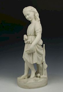 19C Copeland figurine "Young England's Sister"