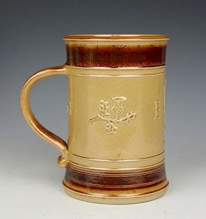 Doulton Lambeth Stoneware Mug "Coronation of Elizabeth II" LE