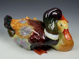 Large 15" Herend Figurine "Two Ducks"