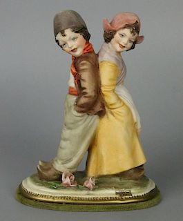 Capodimonte Bruno Merli Figurine "Dutch Boy and Girl"