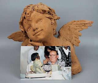 OOAK Giuseppe Armani Figurine "Angel's Bust"