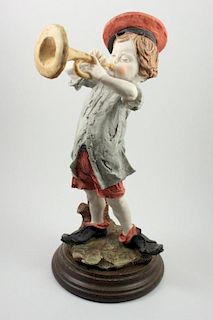 Giuseppe Armani Figurine Boy with Trumpet