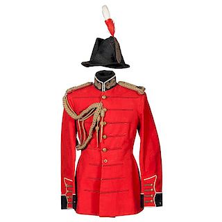British Dress Jacket and Bicorn Attributed to Major Alexander Henry Louis Hardinge, 2nd Baron Hardinge of Penshurst, GCB, GCV