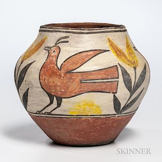 Southwest Polychrome Pottery Jar