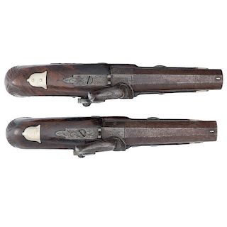 Early Pair Percussion Derringers By H.Deringer