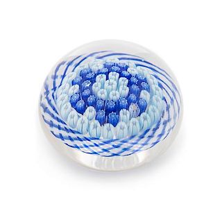 * Parabelle, USA, millefiori and torsade paperweight
