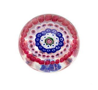 Clichy, France, 19TH CENTURY, a miniature paperweight