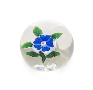 * Baccarat, , a small dogrose paperweight