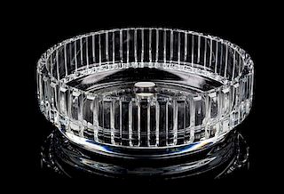 Baccarat, , a Rotary pattern crystal bowl