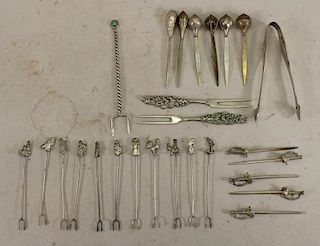 (26) Sterling & .850 Silver Serving Pieces