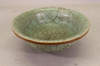 Chinese Crackleware Celadon Glazed Bowl