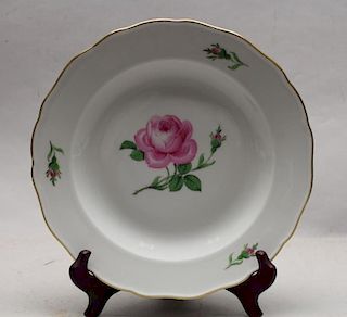 Meissen Floral Porcelain Plate
