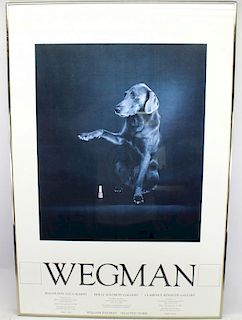 1981 William Wegman Exhibition Poster