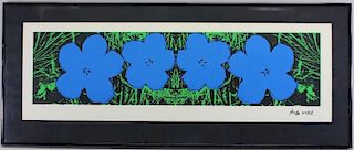 Andy Warhol Flowers Serigraph