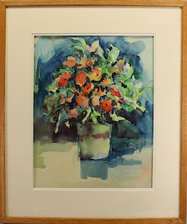 Signed, 20th Century Still Life Watercolor