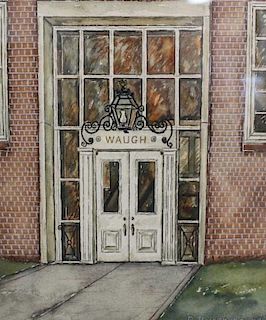'48 Signed Painting of "Waugh" Door