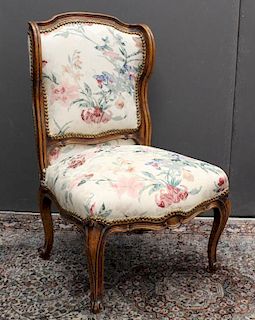 Antique Upholstered Side Chair